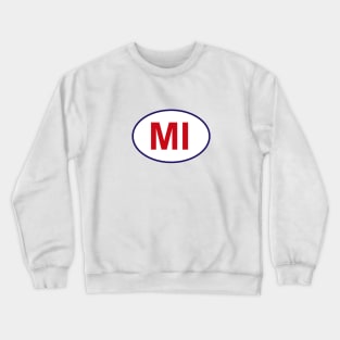 Michigan State Sticker Crewneck Sweatshirt